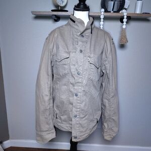 Levi's Beige Trucker Jacket Size Large Mens